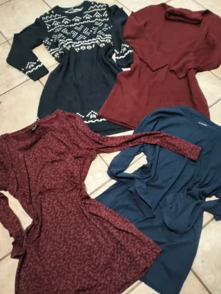 Set donna blu e rossi