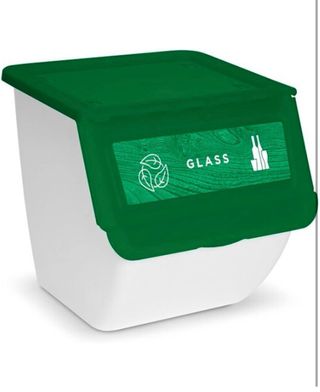 Cubos de reciclaje apilables (Set de 3) Como nuevo