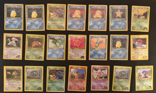 Lotto carte Pokemon set gym Challenge