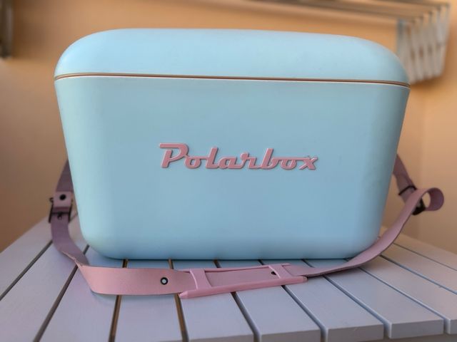 Nevera Polarbox Rosa y Celeste