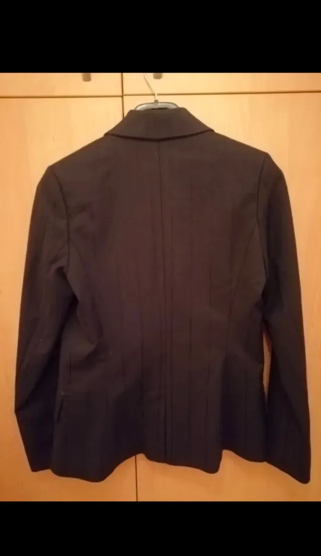 Americana H&M Negra Rayas