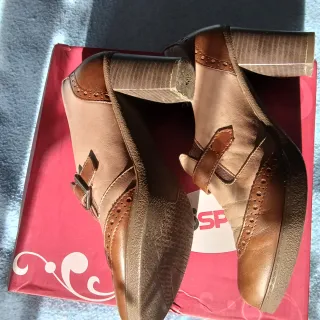 Zapatos Dospies Piel Talla 38