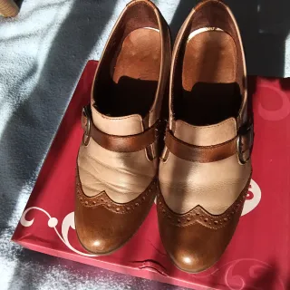 Zapatos Dospies Piel Talla 38