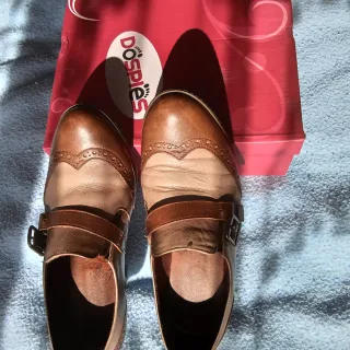 Zapatos Dospies Piel Talla 38