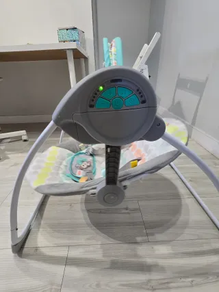 Mecedora Portátil Bebé Elefante Mono