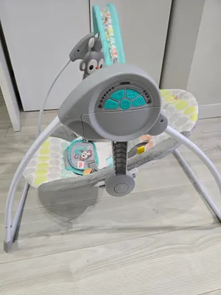 Mecedora Portátil Bebé Elefante Mono