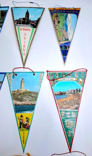 Banderines Años 60 España Antiguos