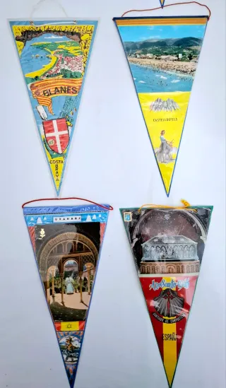 Banderines Años 60 España Antiguos