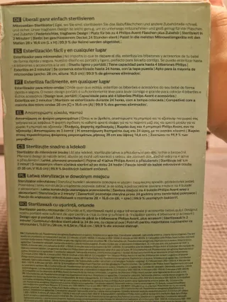 Esterilizador Microondas Philips Avent