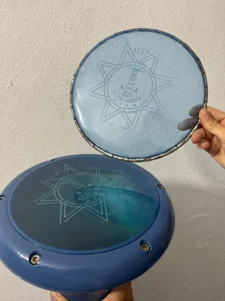 Tambor Darbuka Azul + Parche Repuesto