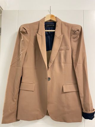 Americana Beige Zara Mujer