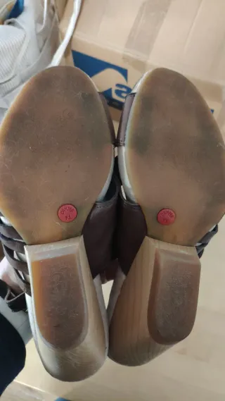 Camper Zapatos Tacón Marrones