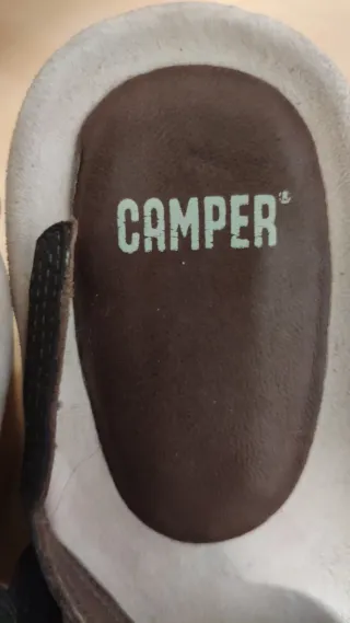 Camper Zapatos Tacón Marrones