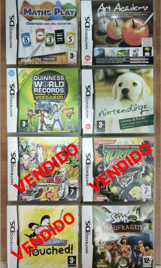 10€ cada juego Nintendo DS