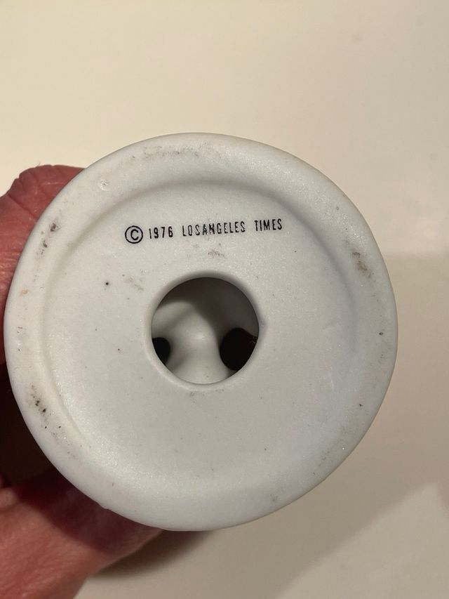 Statuina Statua Love is porcellana vintage