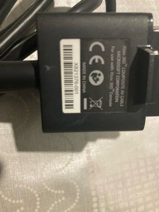 Cable Xbox Microsoft AV RCA