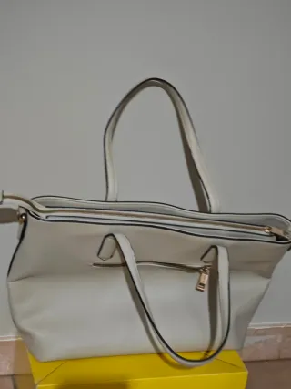 Borsa Shopper Carpisa Ecopelle Avorio/Crema8