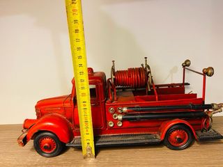Modellino Camion Pompieri Vintage Rosso