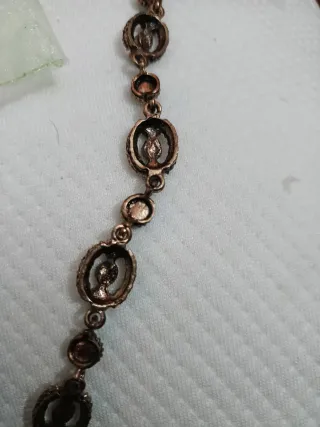 2 Pulsera estilo vintage con piedras