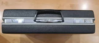 Maletín Samsonite Negro y Plateado