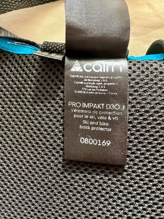 Espaldera esquí Cairn Pro Impakt 12/14 años