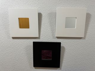 Set 8 Espejos Decorativos Madera y Cristal.