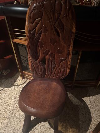 6 Sedie in legno massello