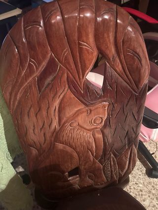 6 Sedie in legno massello