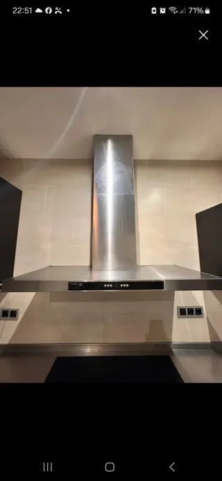 Campana extractora acero inoxidable