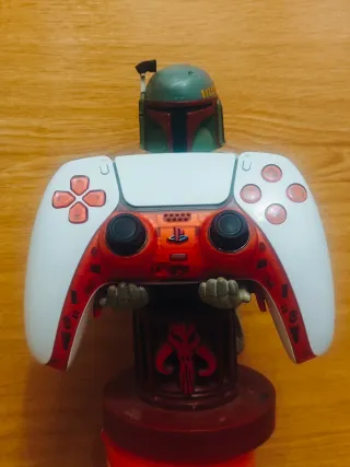 Mando PS5 Rojo Monster con Scuf Magnético