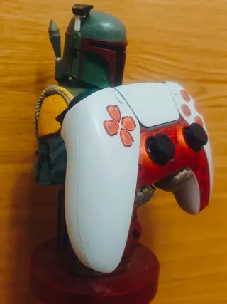 Mando PS5 Rojo Monster con Scuf Magnético