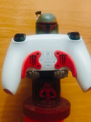 Mando PS5 Rojo Monster con Scuf Magnético