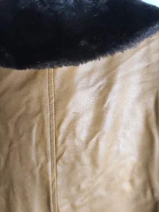 Chaqueta Piel Vintage Marrón