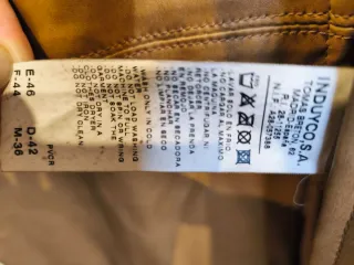 Chaqueta Piel Vintage Marrón