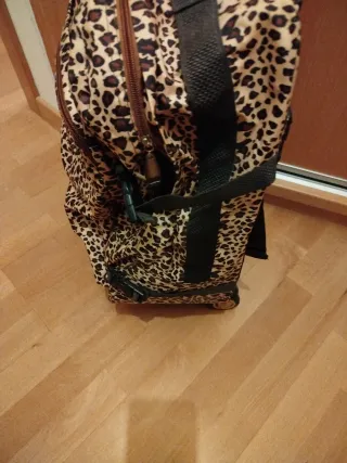 Trolley Mochila Leopardo