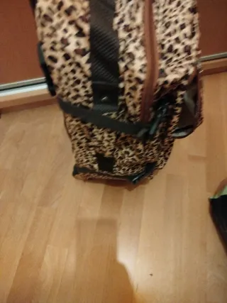 Trolley Mochila Leopardo