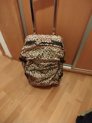 Trolley Mochila Leopardo