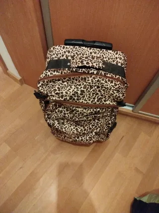 Trolley Mochila Leopardo