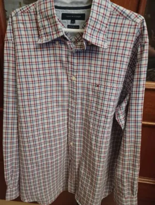 Camisa Tommy Hilfiger Cuadros Talla L