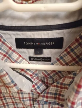 Camisa Tommy Hilfiger Cuadros Talla L