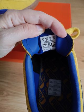 Zapatillas Puma Suede Amarillas y Azules