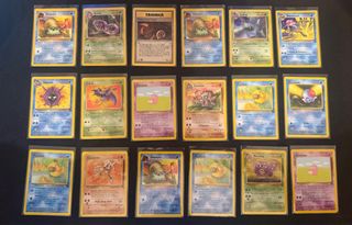 lotto Carte Pokémon Set Fossil