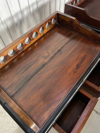 Pareja Mesitas Auxiliares Madera