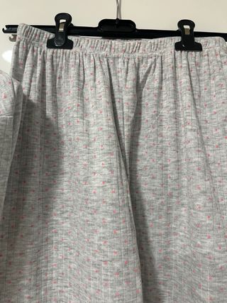 Pigiama donna cotone caldo pois L