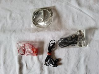 Auricolari Rossi e Argento