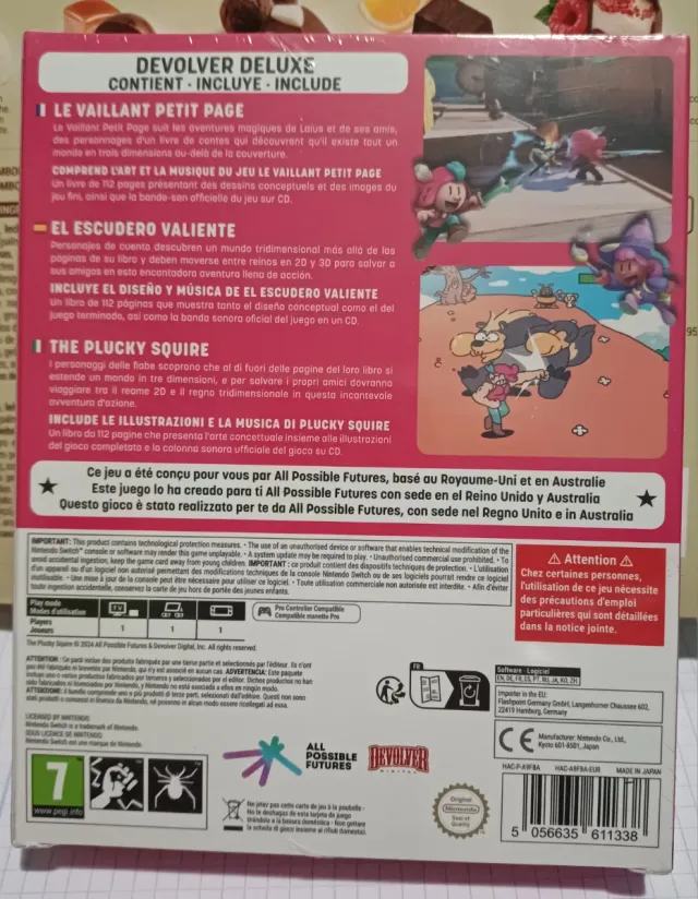 The Plucky Squire Deluxe Nintendo Switch