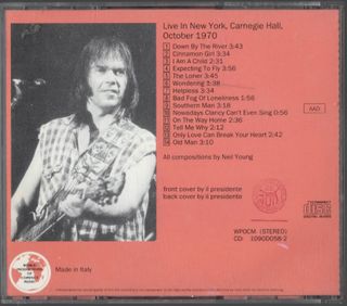 CD Neil Young See What A Fool I've Been Live