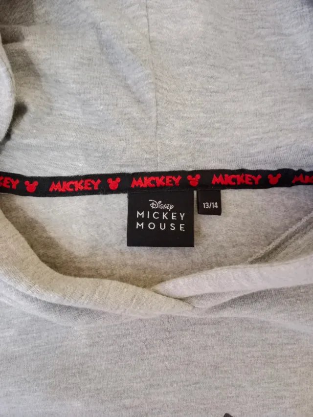 Sudadera Disney Mickey Mouse Lentejuelas Gris