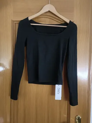 Jersey Dazy Negro Manga Larga