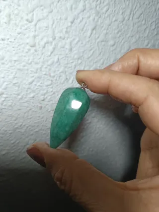 Colgantes de cuarzo Verde